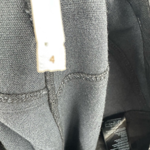 Free People Faux Leather City Slicker Vegan Midi Skirt Womens Black Size 4 B1543 - Picture 7 of 9